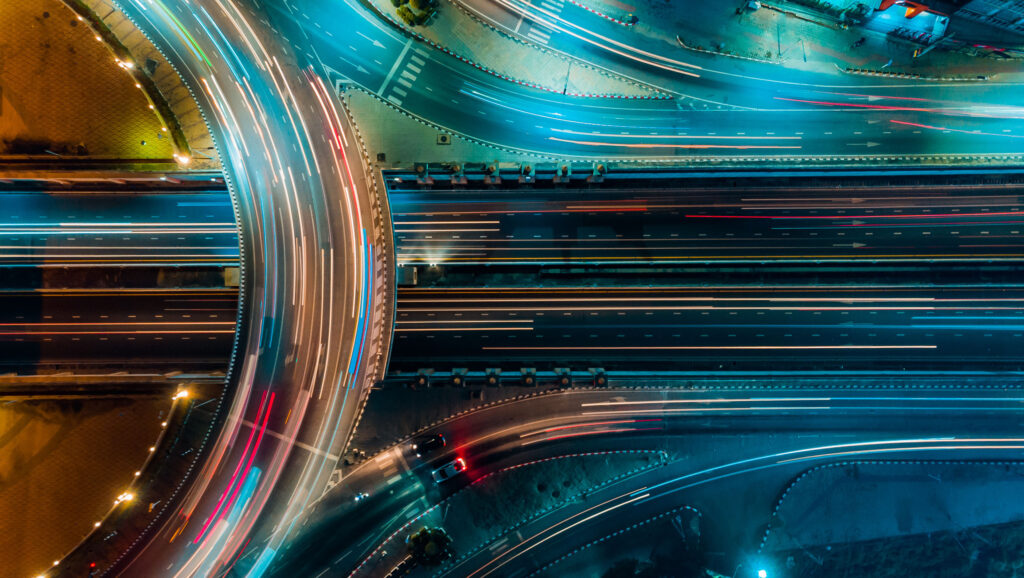 Expressway,Top,View,,Road,Traffic,An,Important,Infrastructure,In,Thailand