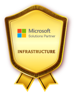 this is a Infrastructure badge we obtained as a Microsoft Solutions Partner