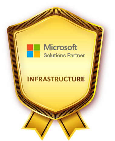 this is a Infrastructure badge we obtained as a Microsoft Solutions Partner