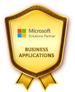 this is a Business Applications badge we obtained as a Microsoft Solutions Partner