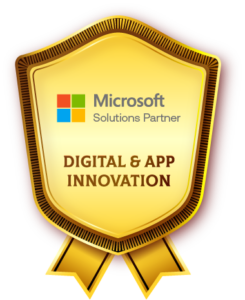 this is a Digital & App Innovation badge we obtained as a Microsoft Solutions Partner