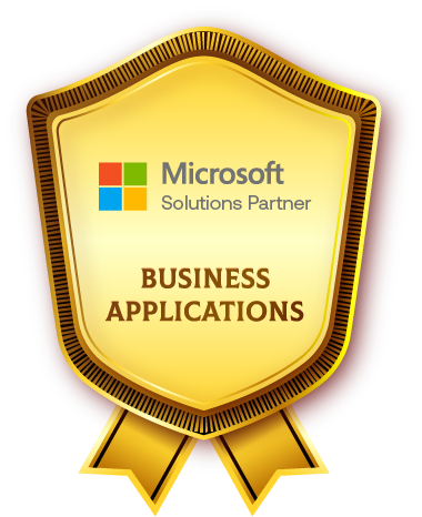 this is a Business Applications badge we obtained as a Microsoft Solutions Partner