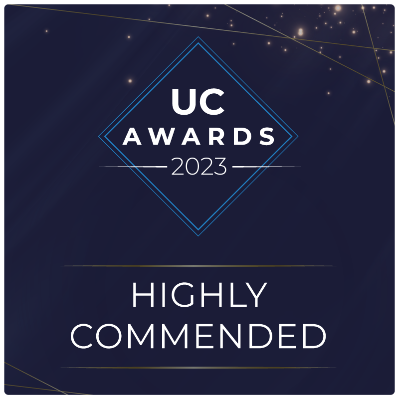 UC Awards 2023 Highly Commended Badge