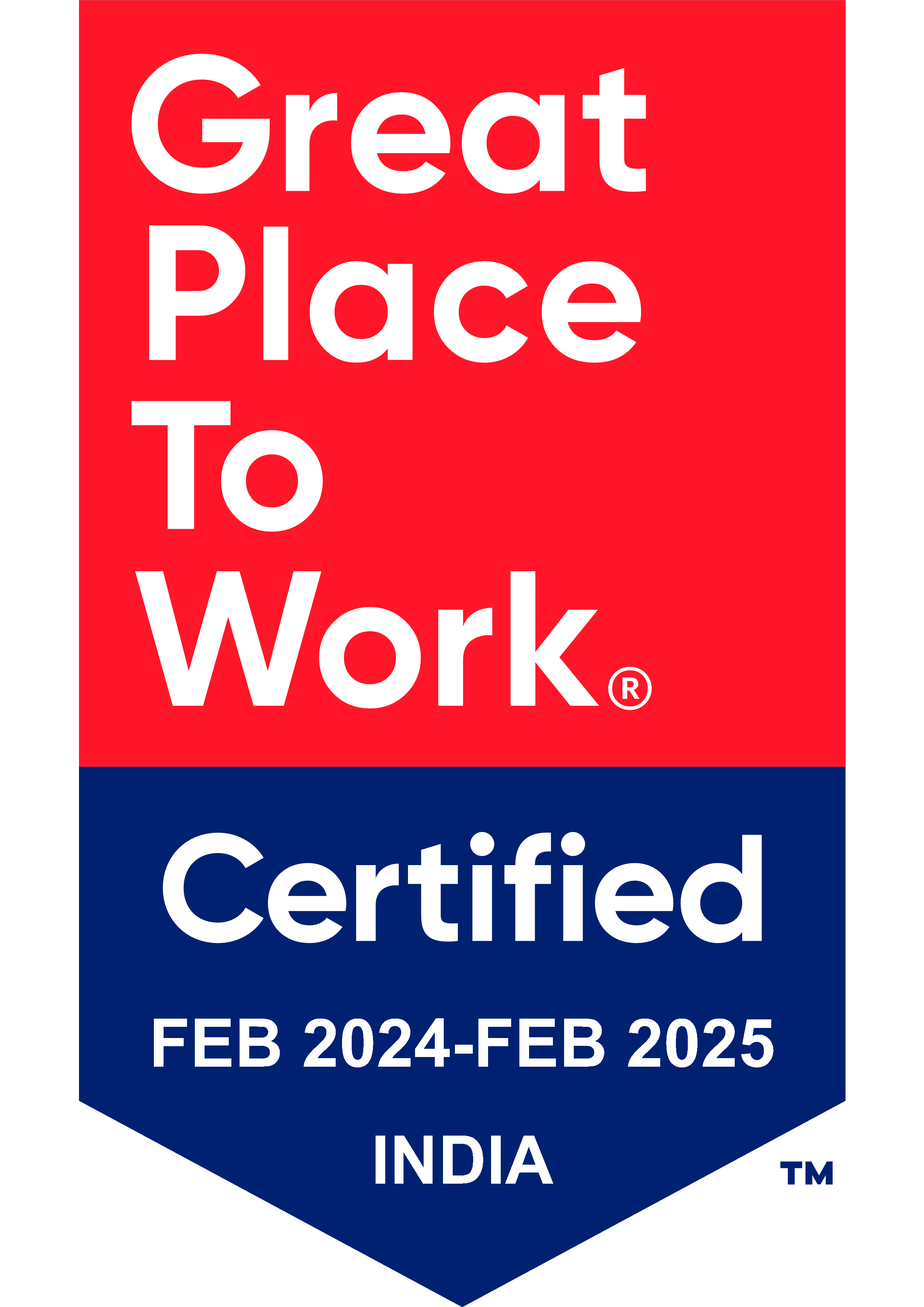 Kerv's Great Place to Work certification for India