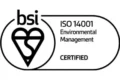 a badge for ISO 14001 Environmental Management Certification
