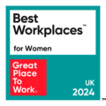 Best Workplaces for Women, Great Place to Work UK 2024 Badge